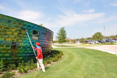 Commercial Metal Panel Cleaning in Wylie Texas