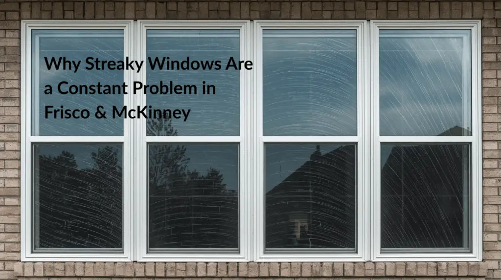 Texas sun window streak problem